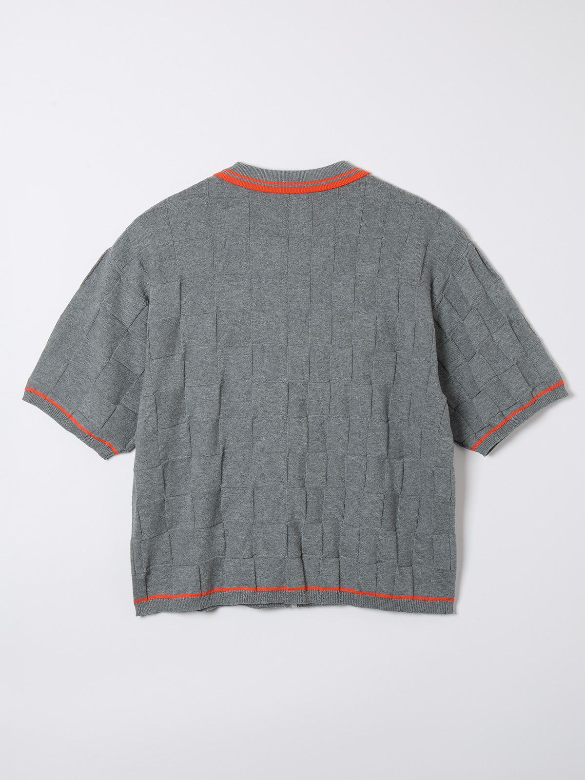 dog and cat bawling zip knit 詳細画像 gray 2