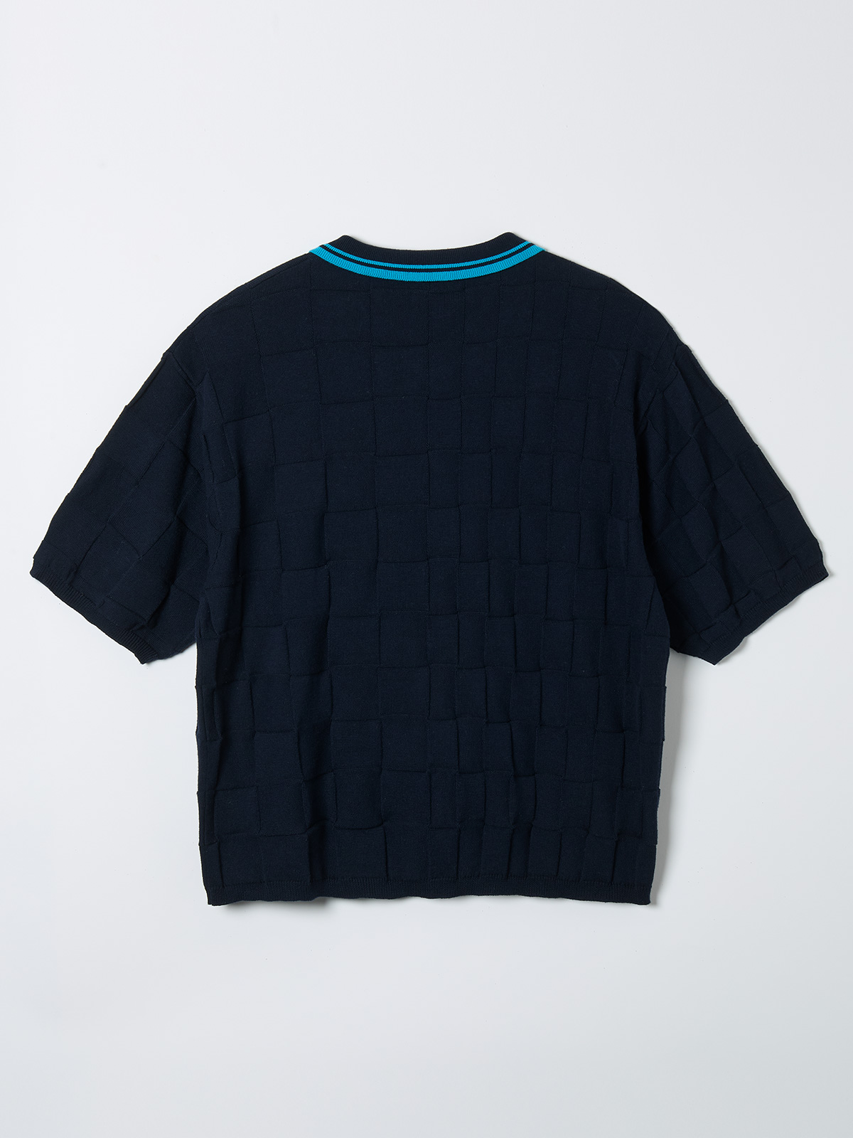 dog and cat bawling zip knit 詳細画像 navy 2