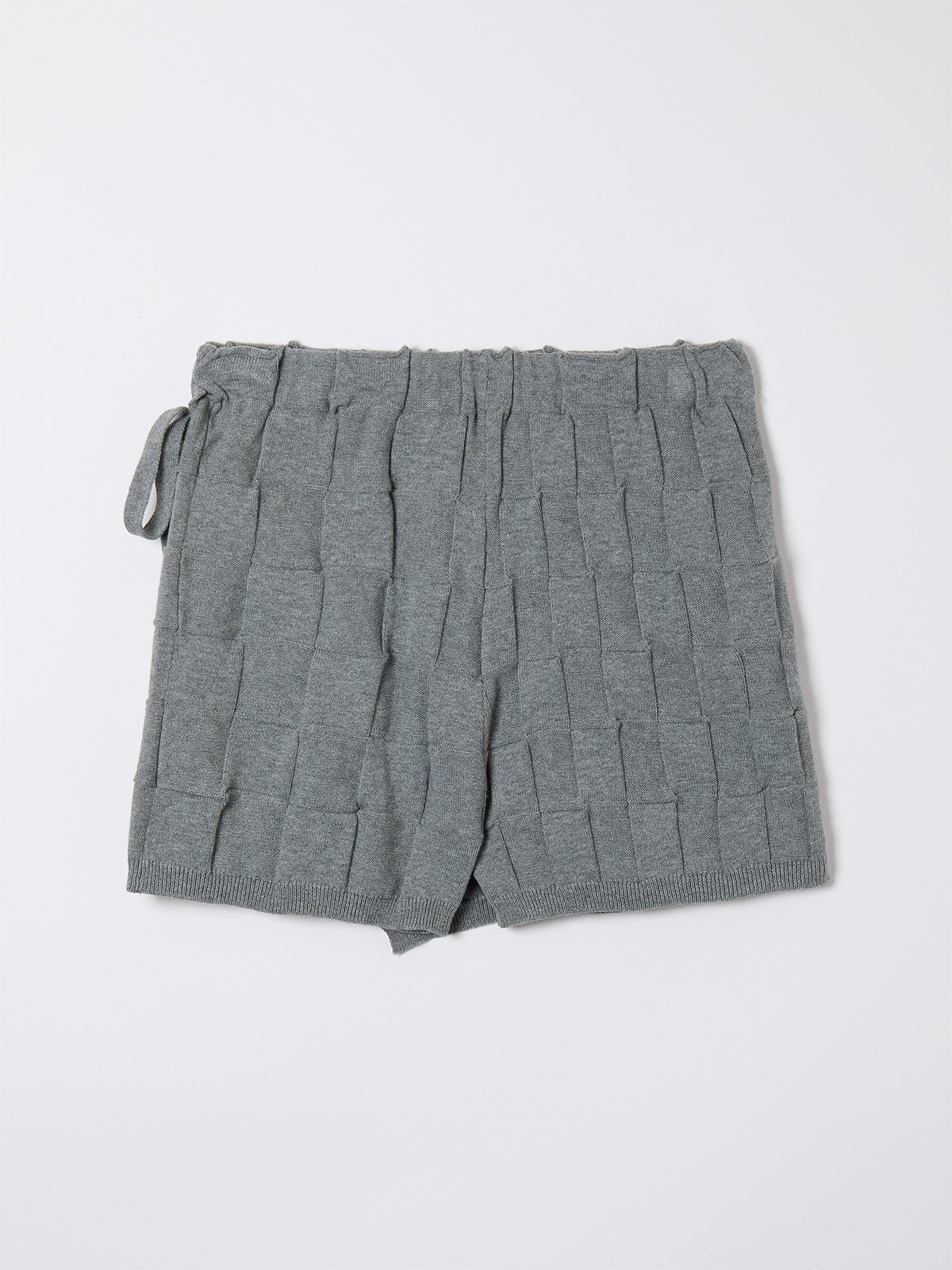 wrapping knit shorts 詳細画像 gray 2