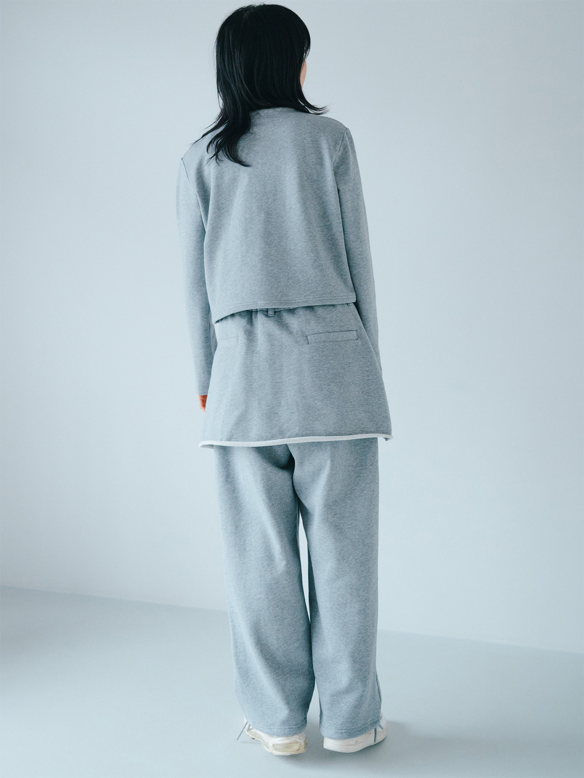 ribbon cardigan 詳細画像 gray 4