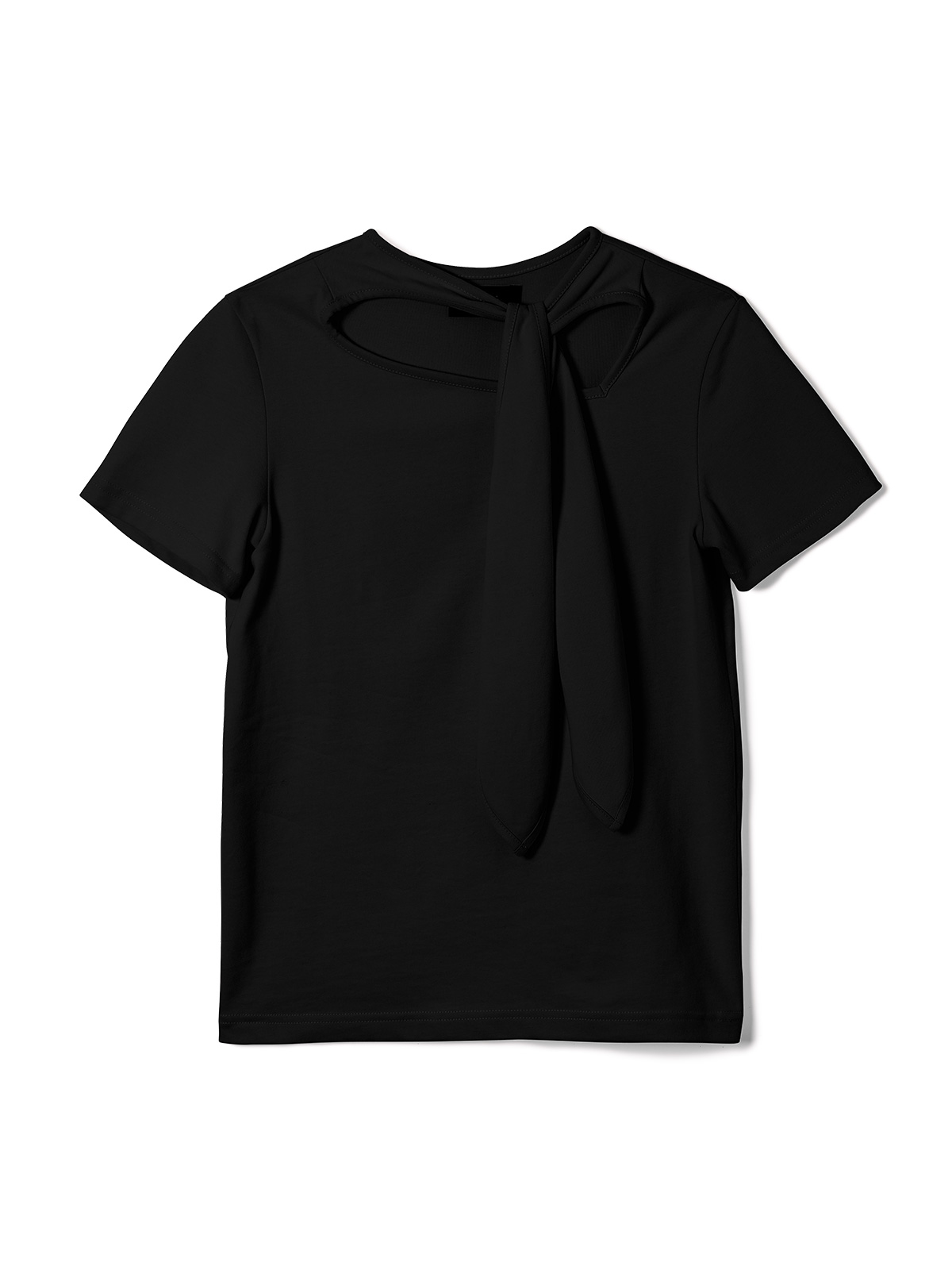 ribbon t-shirt 詳細画像 black 1