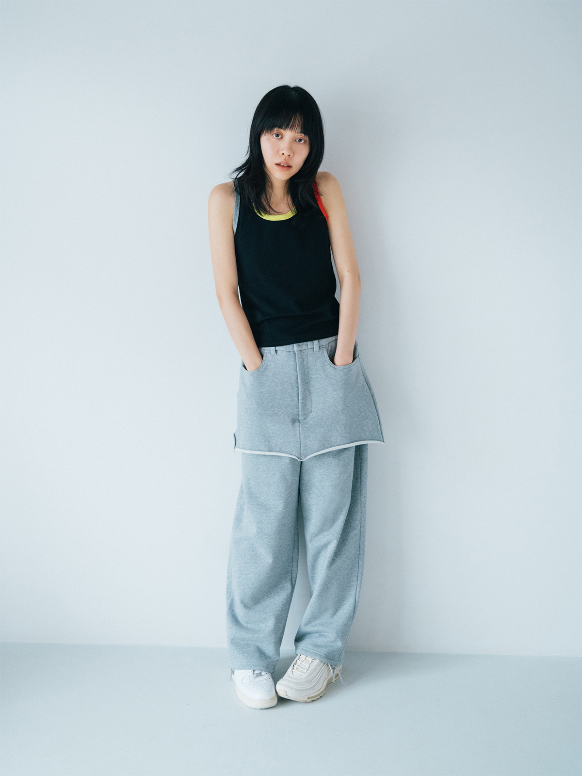 circle tank top 詳細画像 black 3