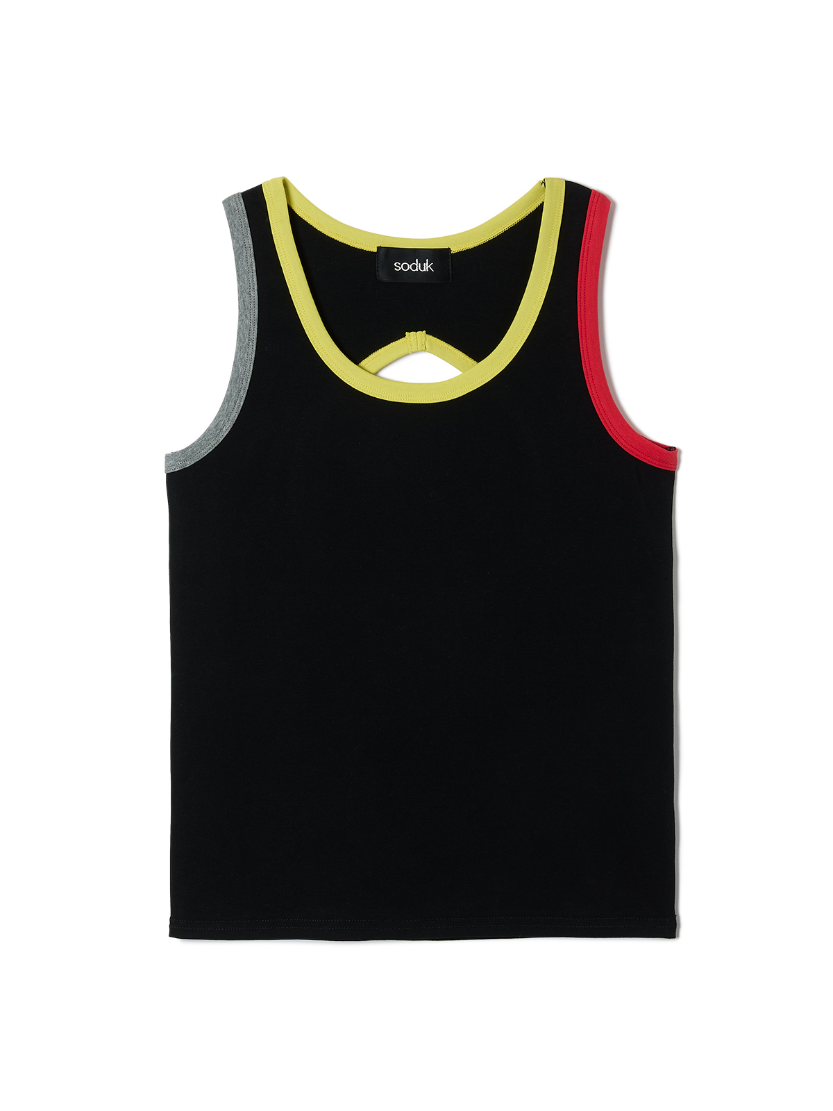 circle tank top 詳細画像 black 1