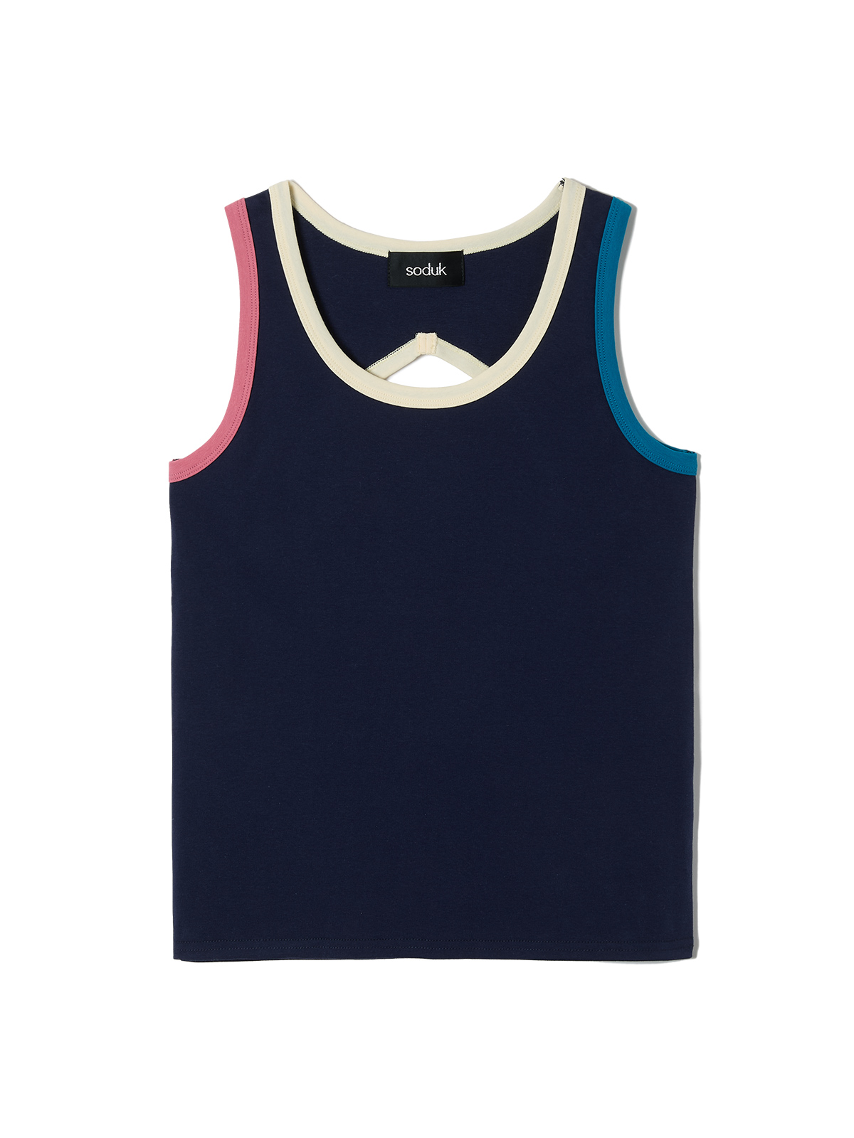 circle tank top 詳細画像 navy 1