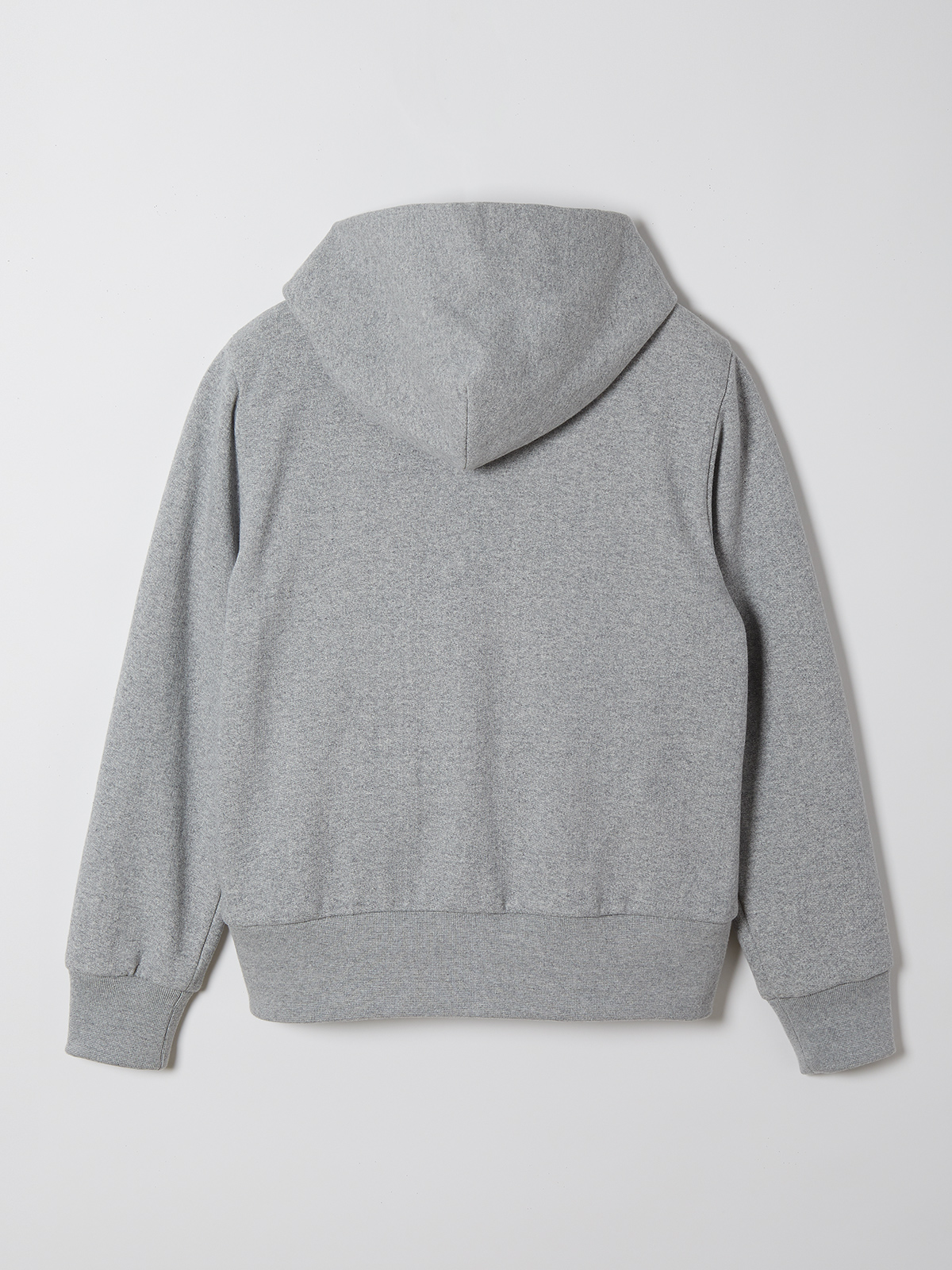 ribbon zip hoodie 詳細画像 gray 2