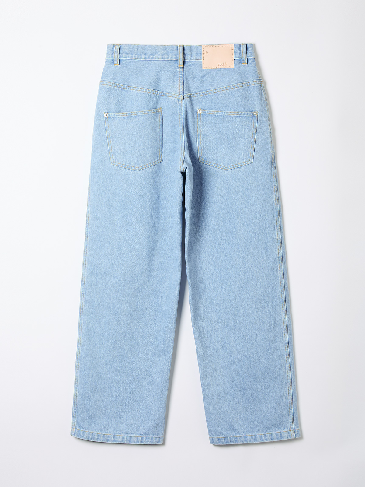 center seam denim trousers 詳細画像 blue 2