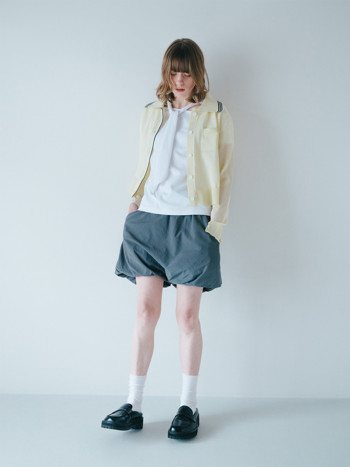 balloon short trousers 詳細画像 gray 5