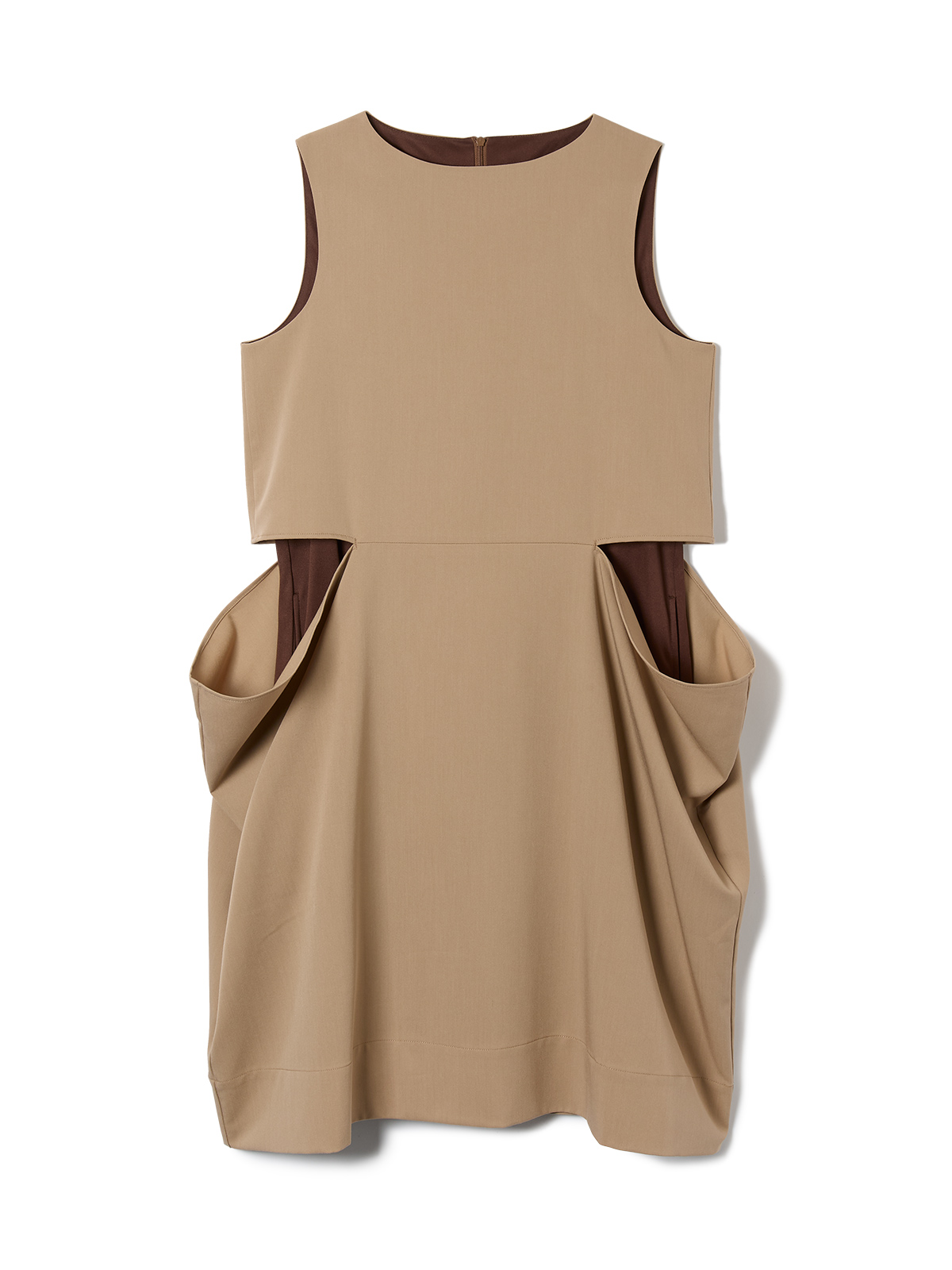 balloon shirt dress 詳細画像 brown 1