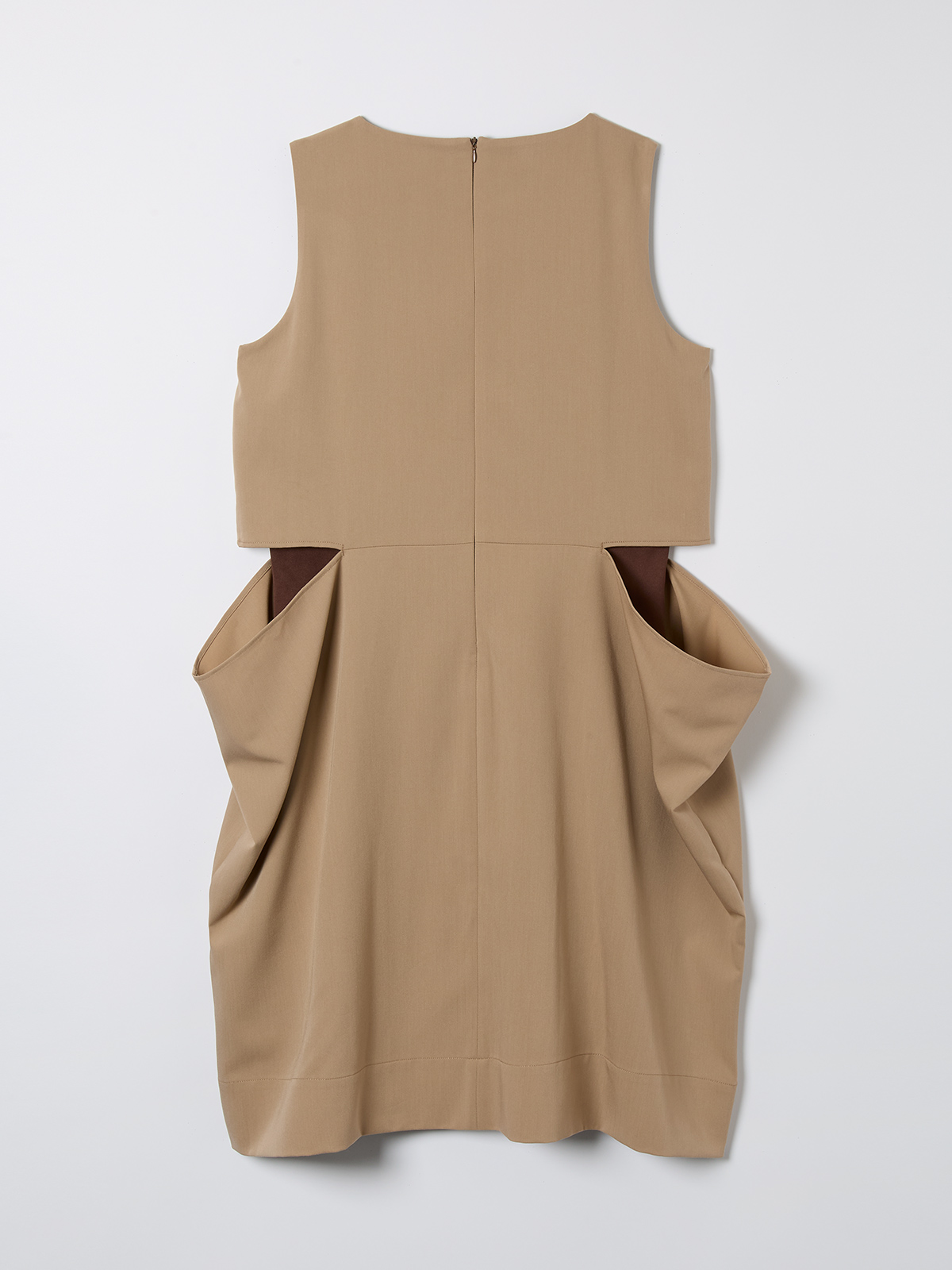 balloon shirt dress 詳細画像 brown 2