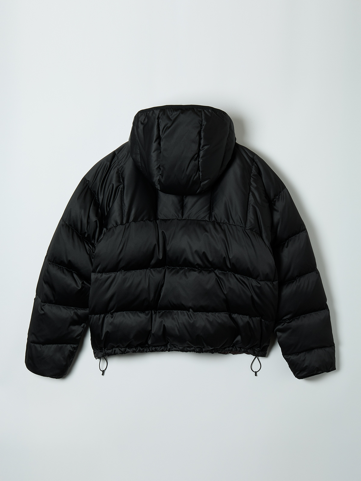 double zip down jacket 詳細画像 black 2