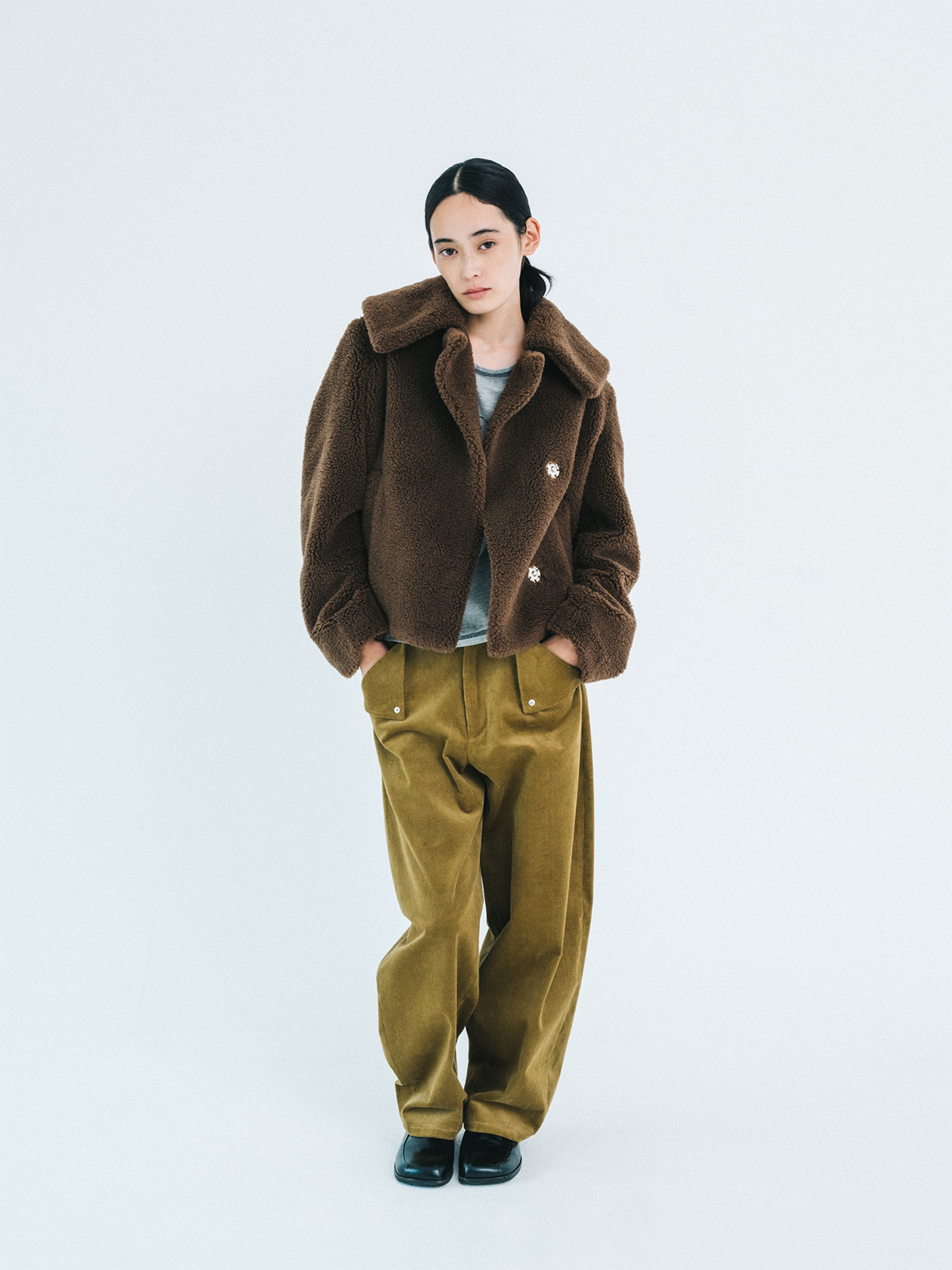panel boa jacket 詳細画像 bworn 2