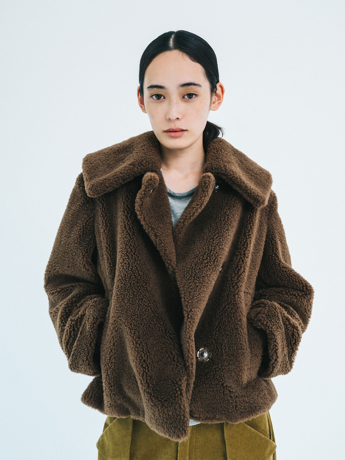 panel boa jacket