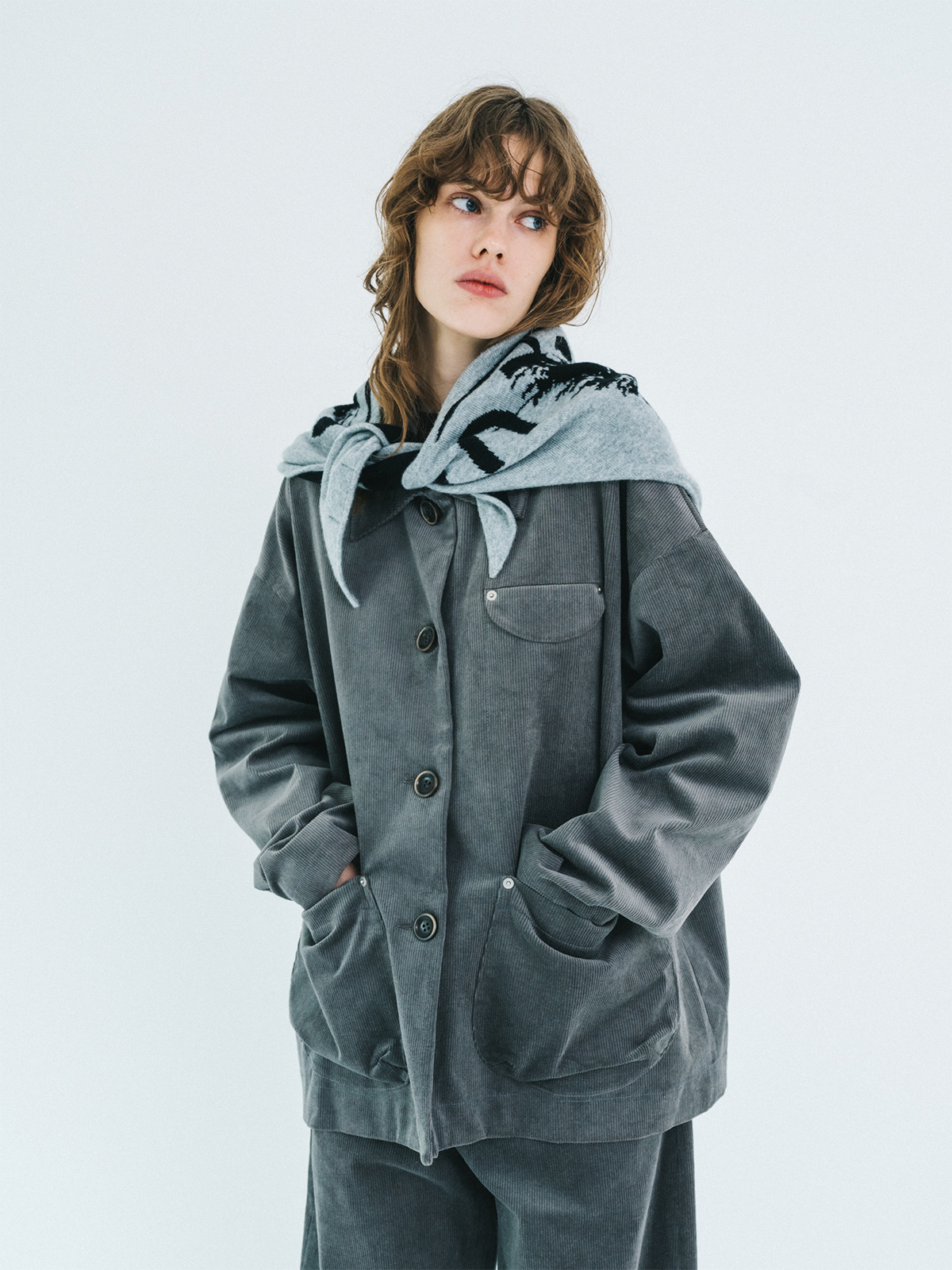 painter’s big jacket
