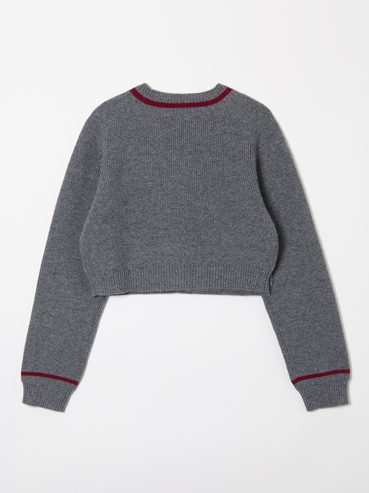 crossing knit cardigan 詳細画像 gray 2