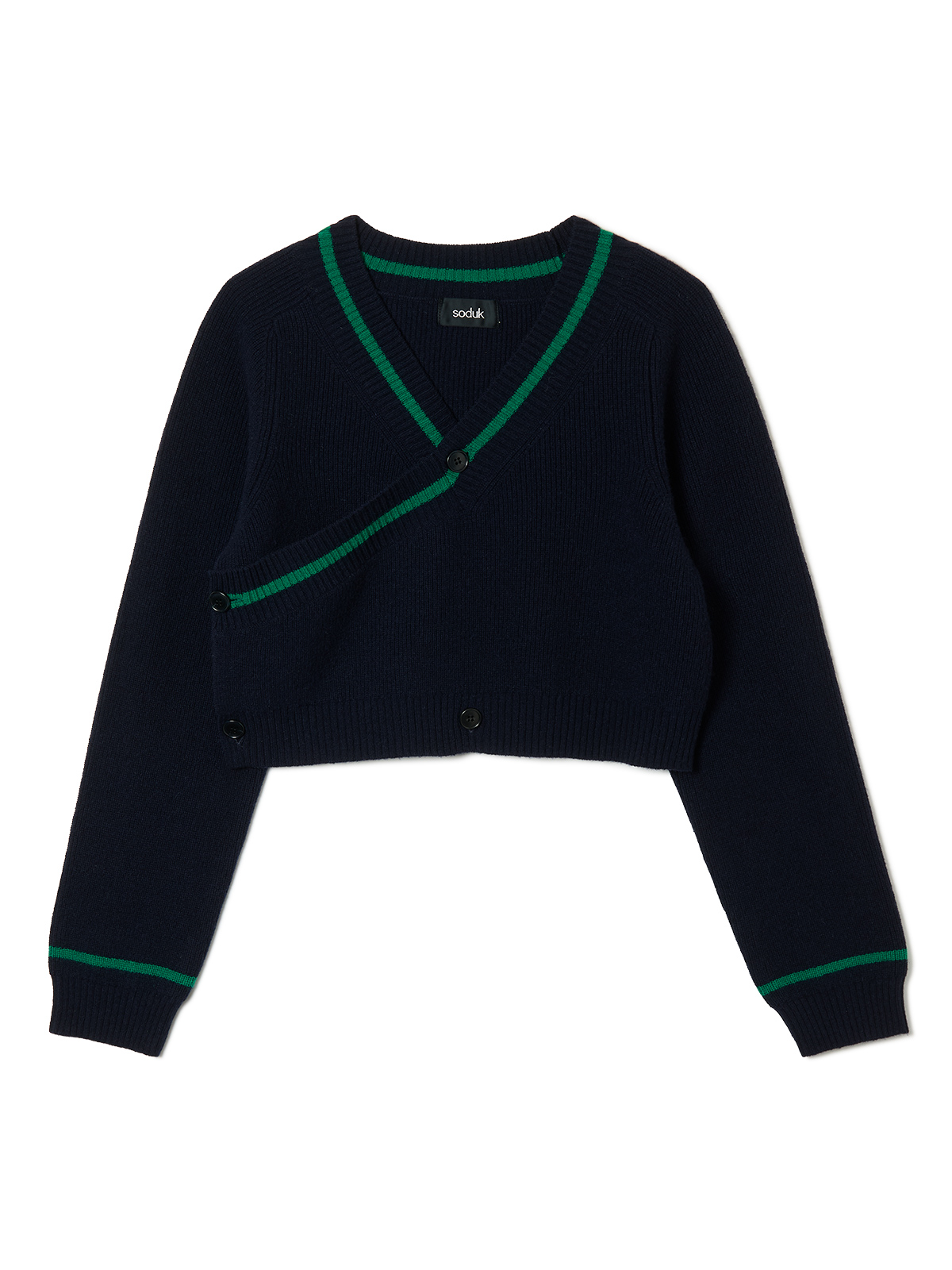 crossing knit cardigan 詳細画像 navy 1