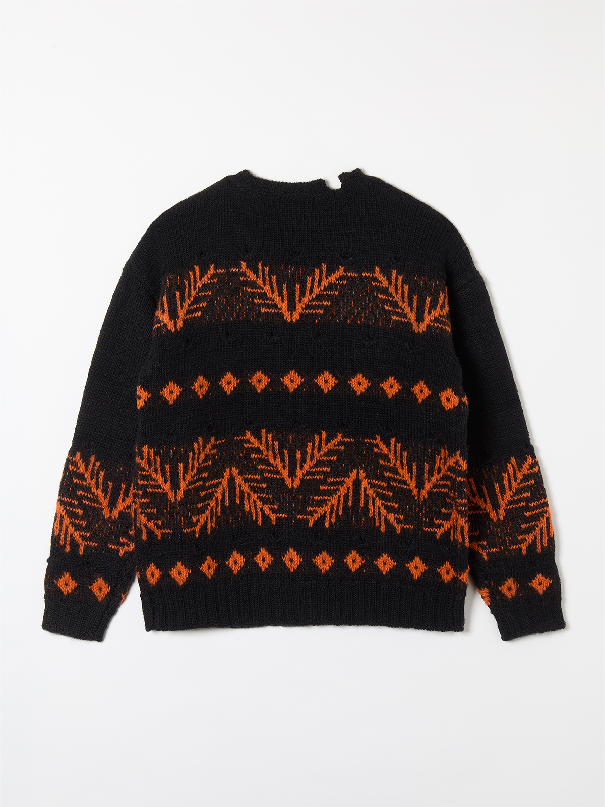 holes everywhere knit top 詳細画像 black 2