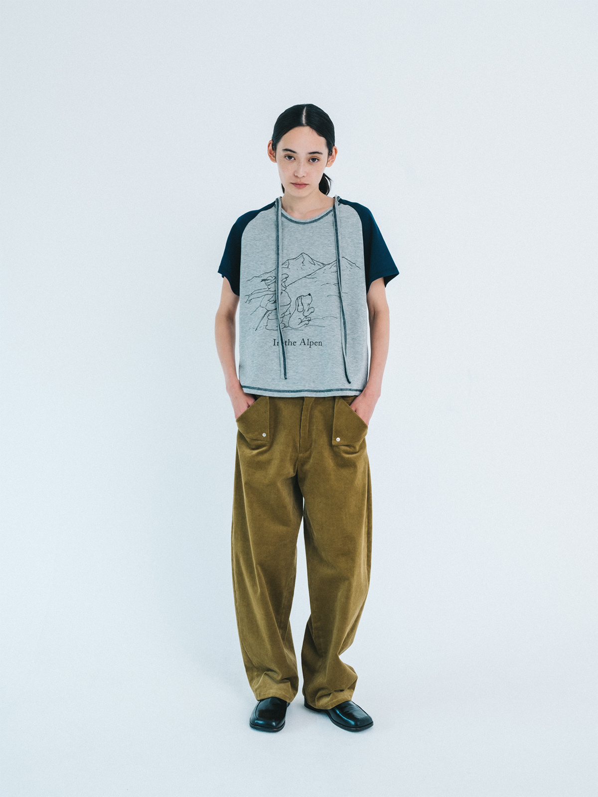 in the alpen t-shirt 詳細画像 gray 3