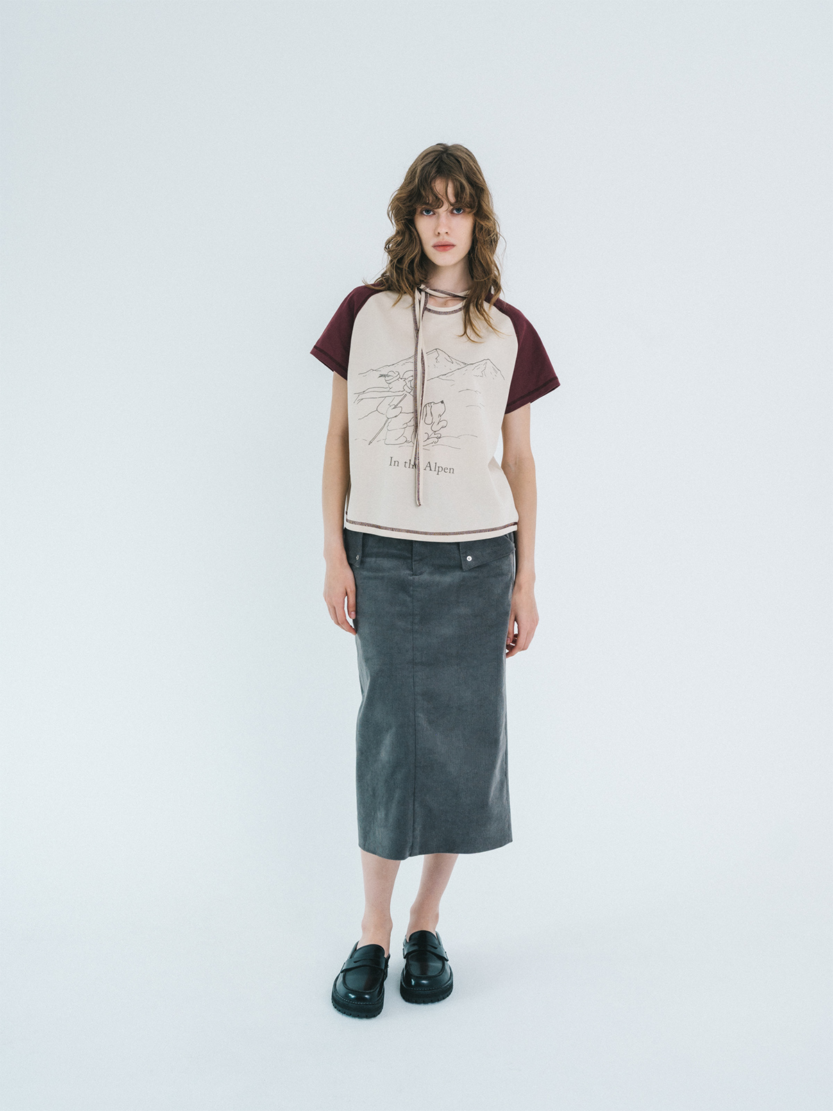 in the alpen t-shirt 詳細画像 beige 3