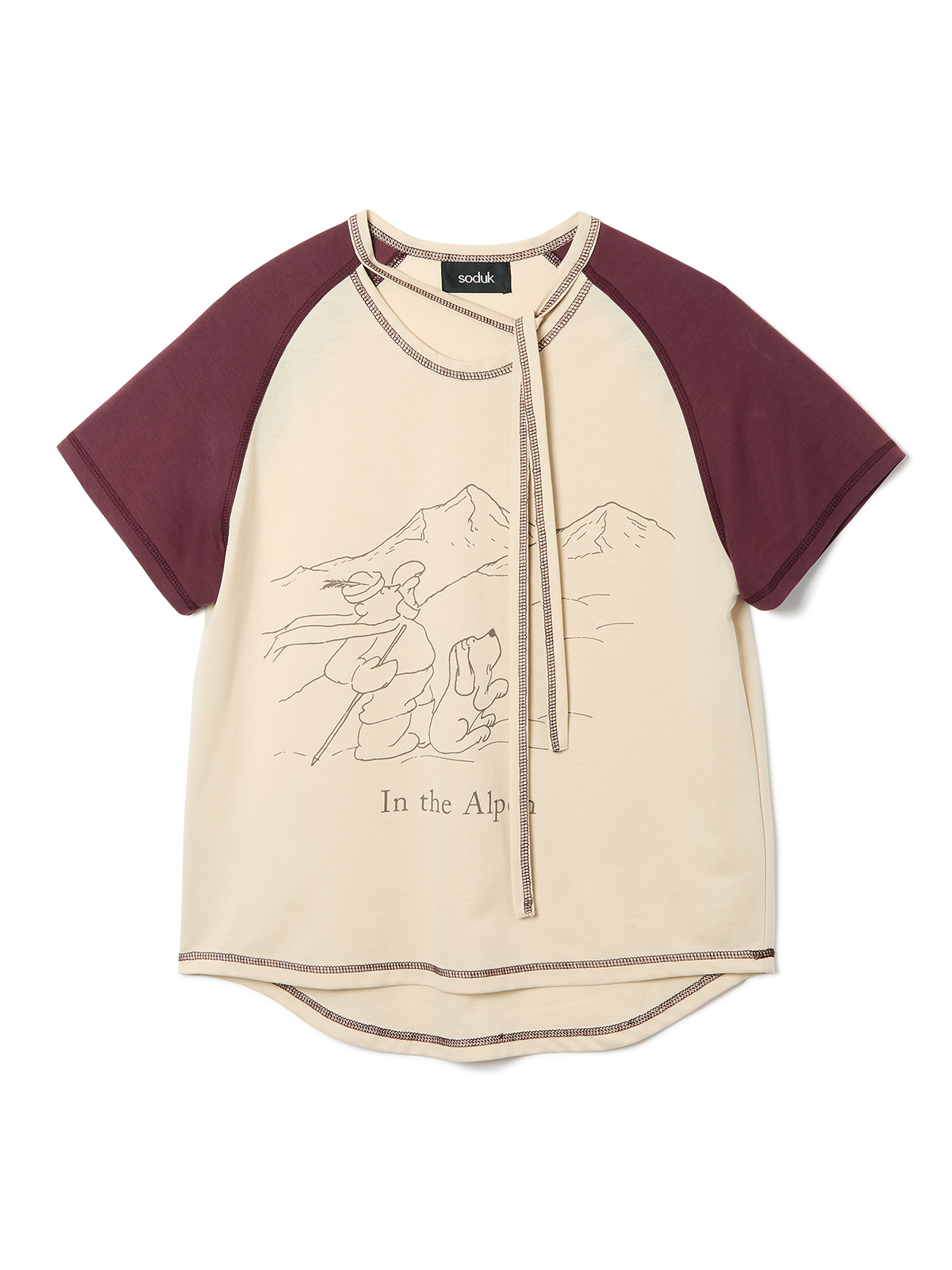 in the alpen t-shirt 詳細画像 beige 1