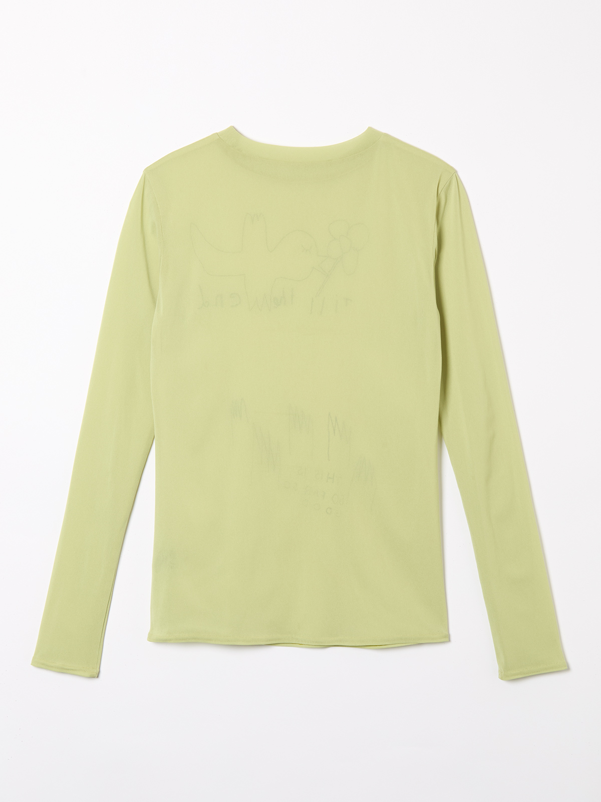 little bird mesh t-shirt 詳細画像 green 2