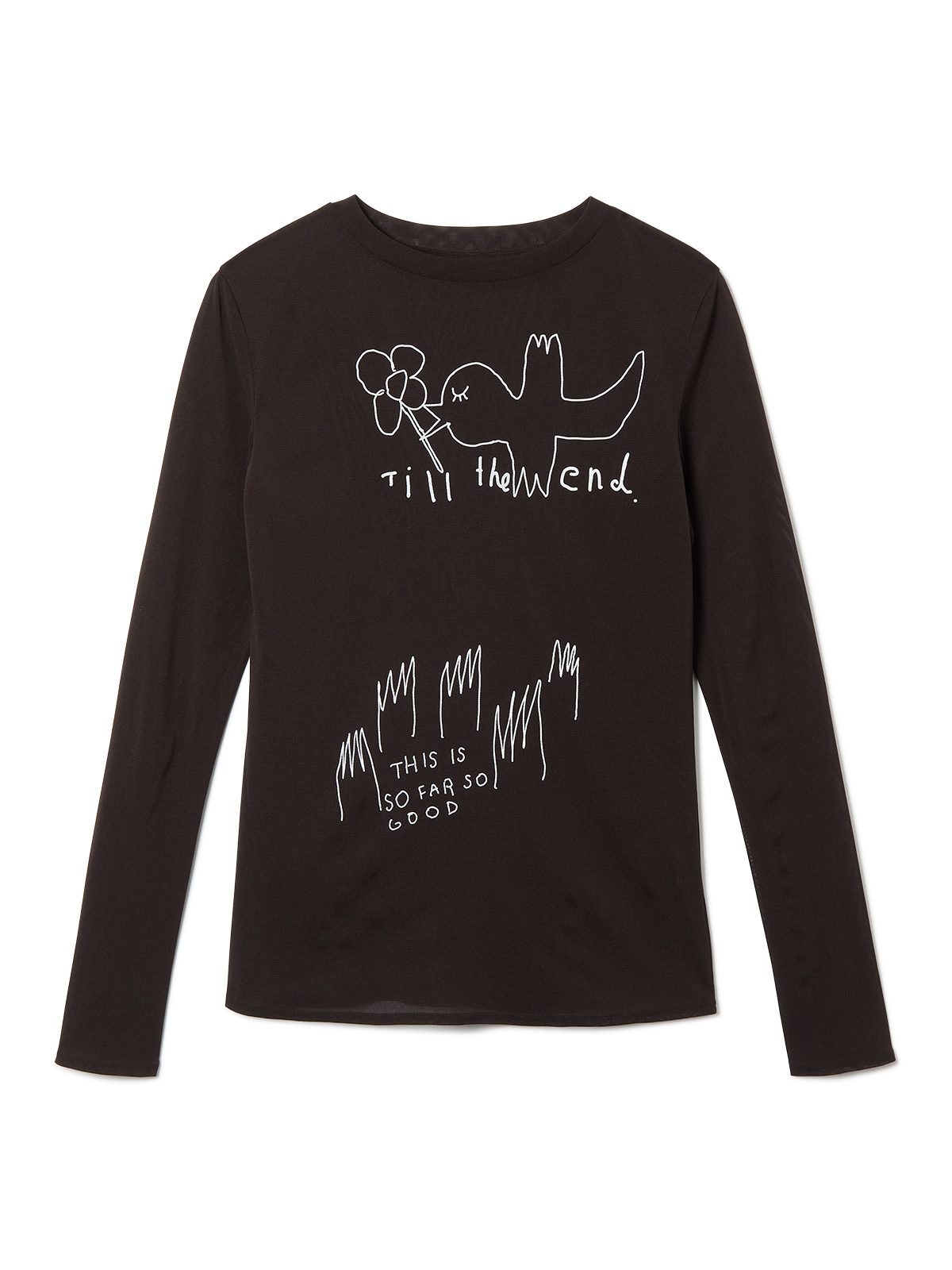 little bird mesh t-shirt 詳細画像 bworn 1