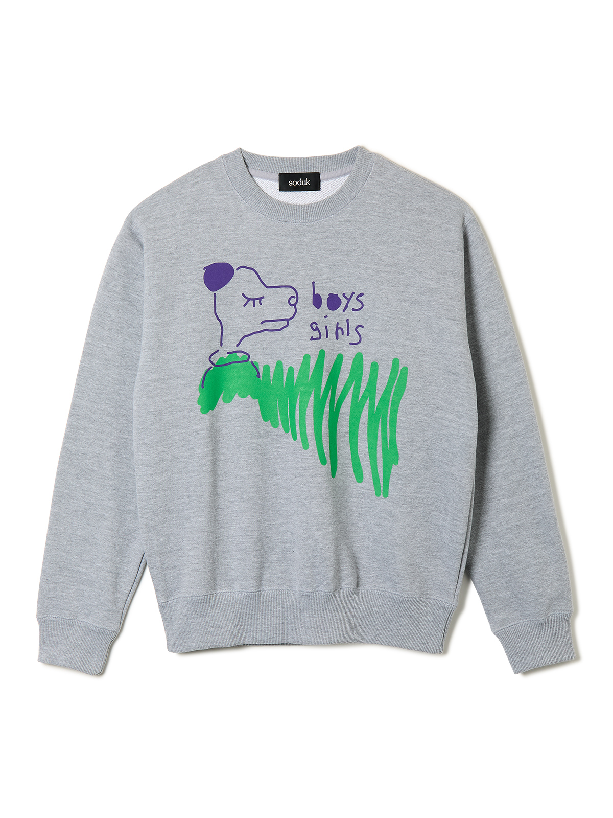 boys and girls pull over 詳細画像 gray 1