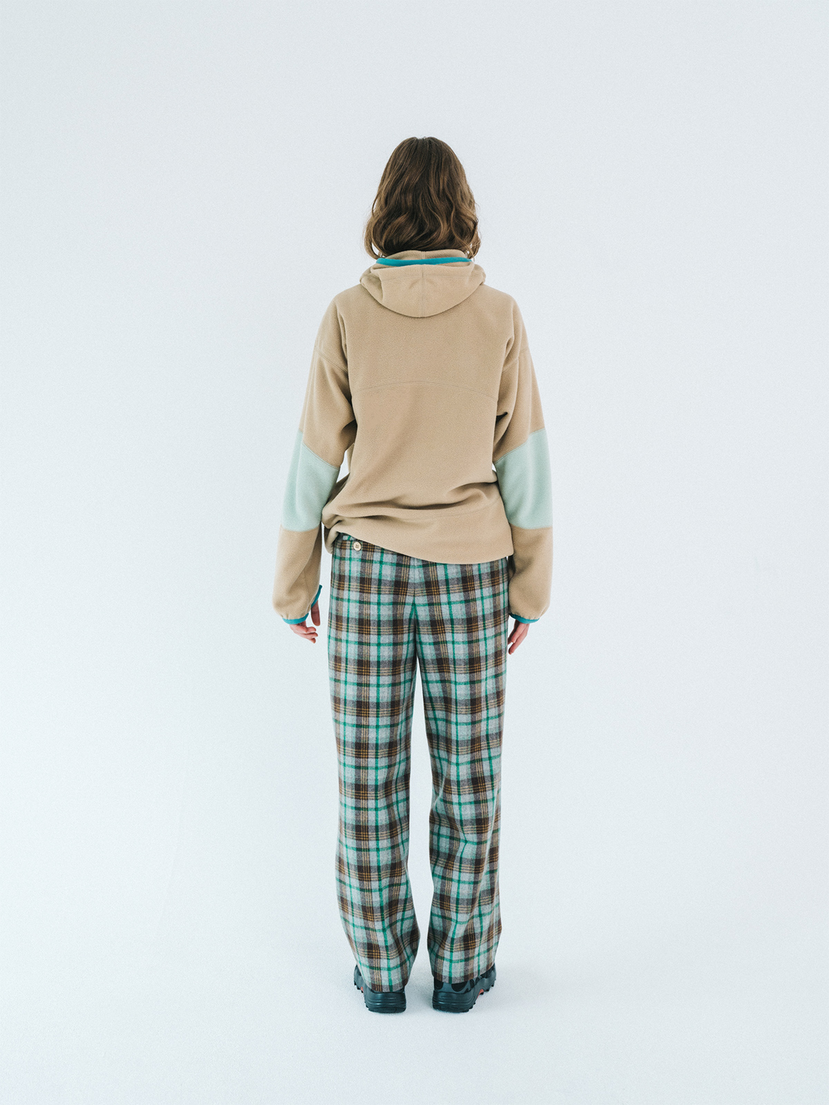 light fleece hoodie 詳細画像 beige 4