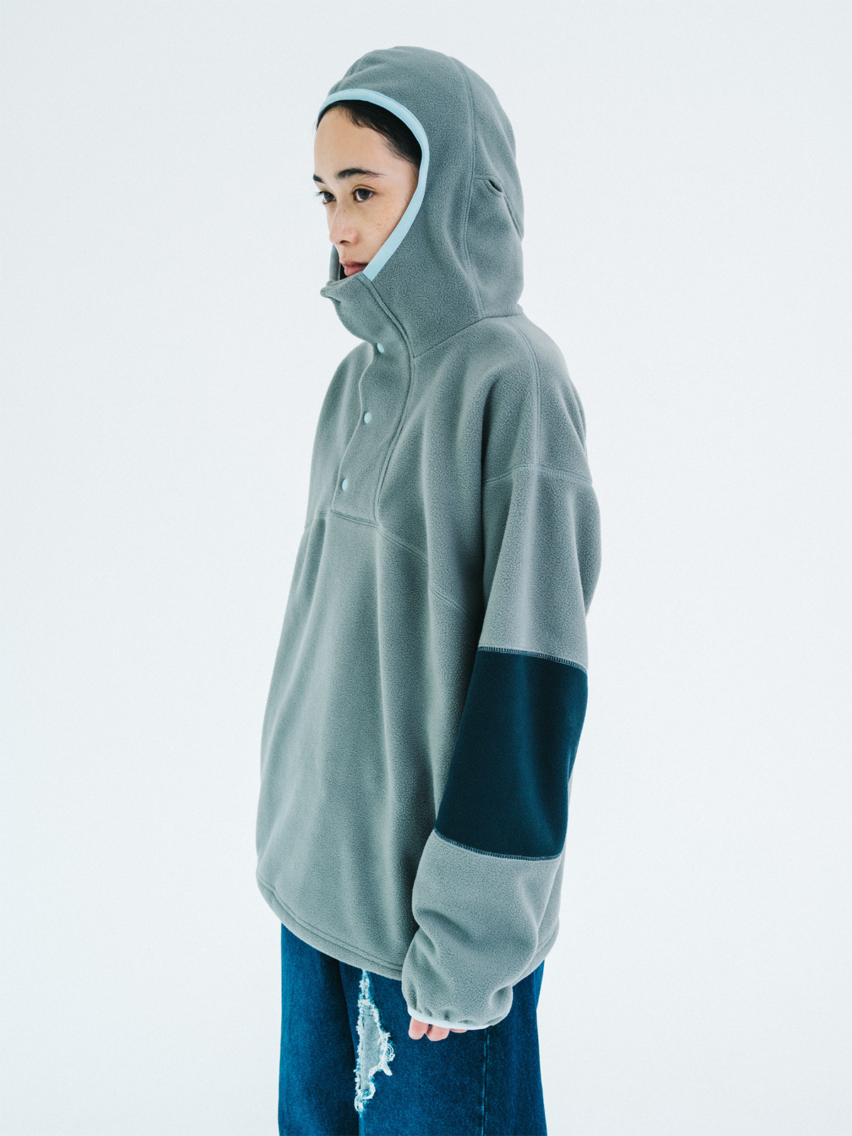 light fleece hoodie