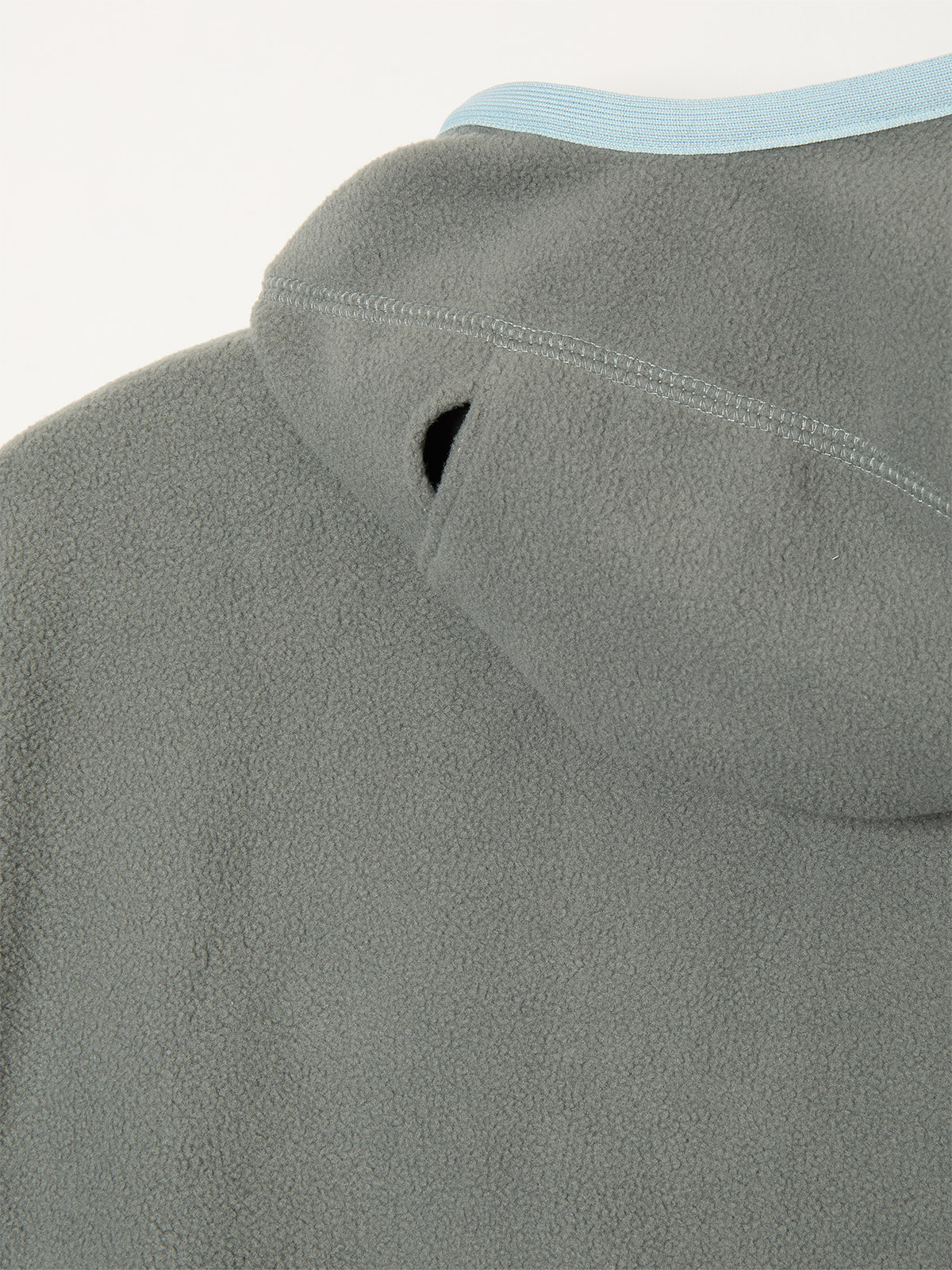 light fleece hoodie 詳細画像 gray 3