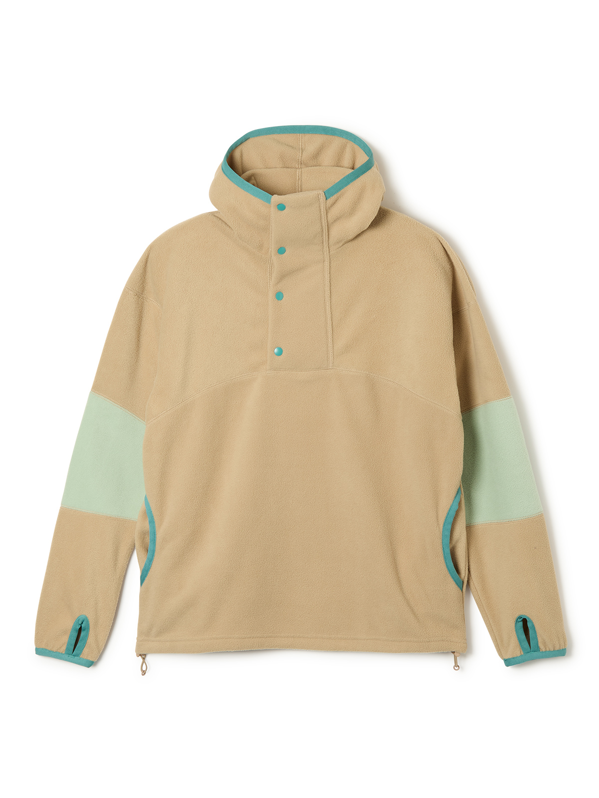 light fleece hoodie 詳細画像 beige 1