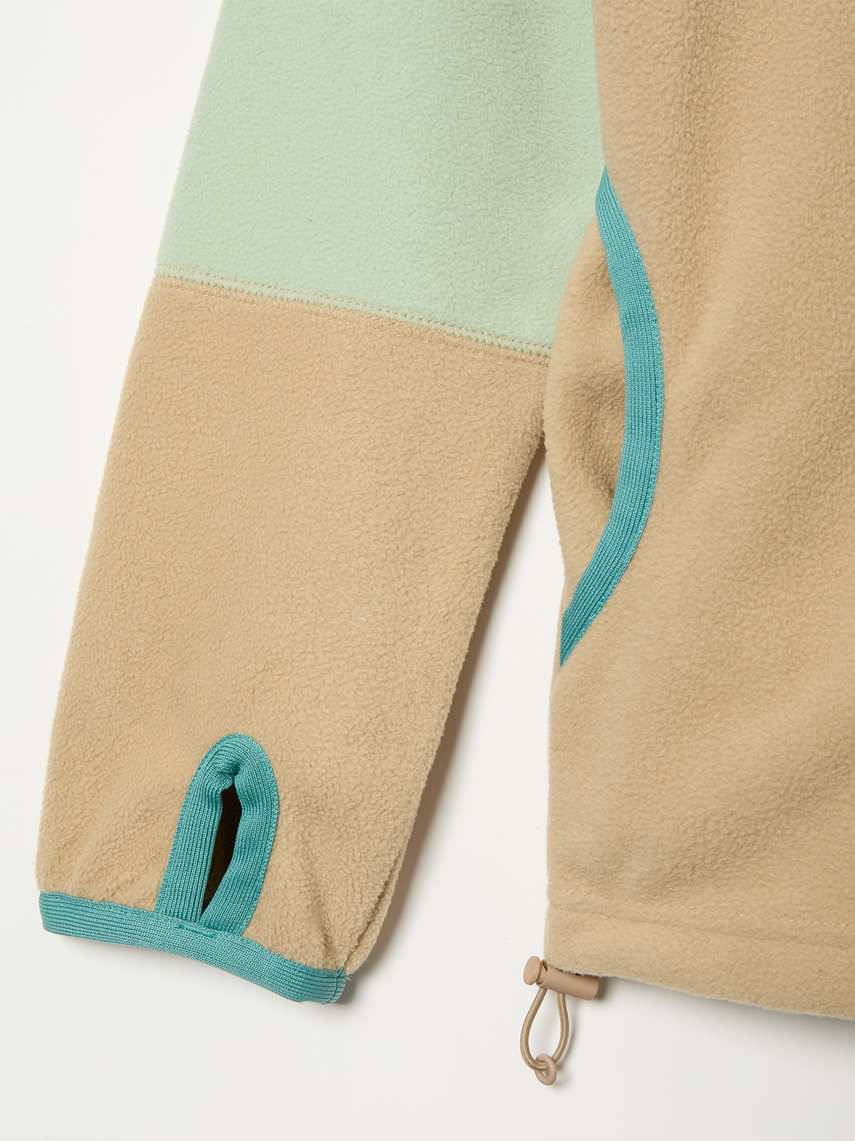 light fleece hoodie 詳細画像 beige 4