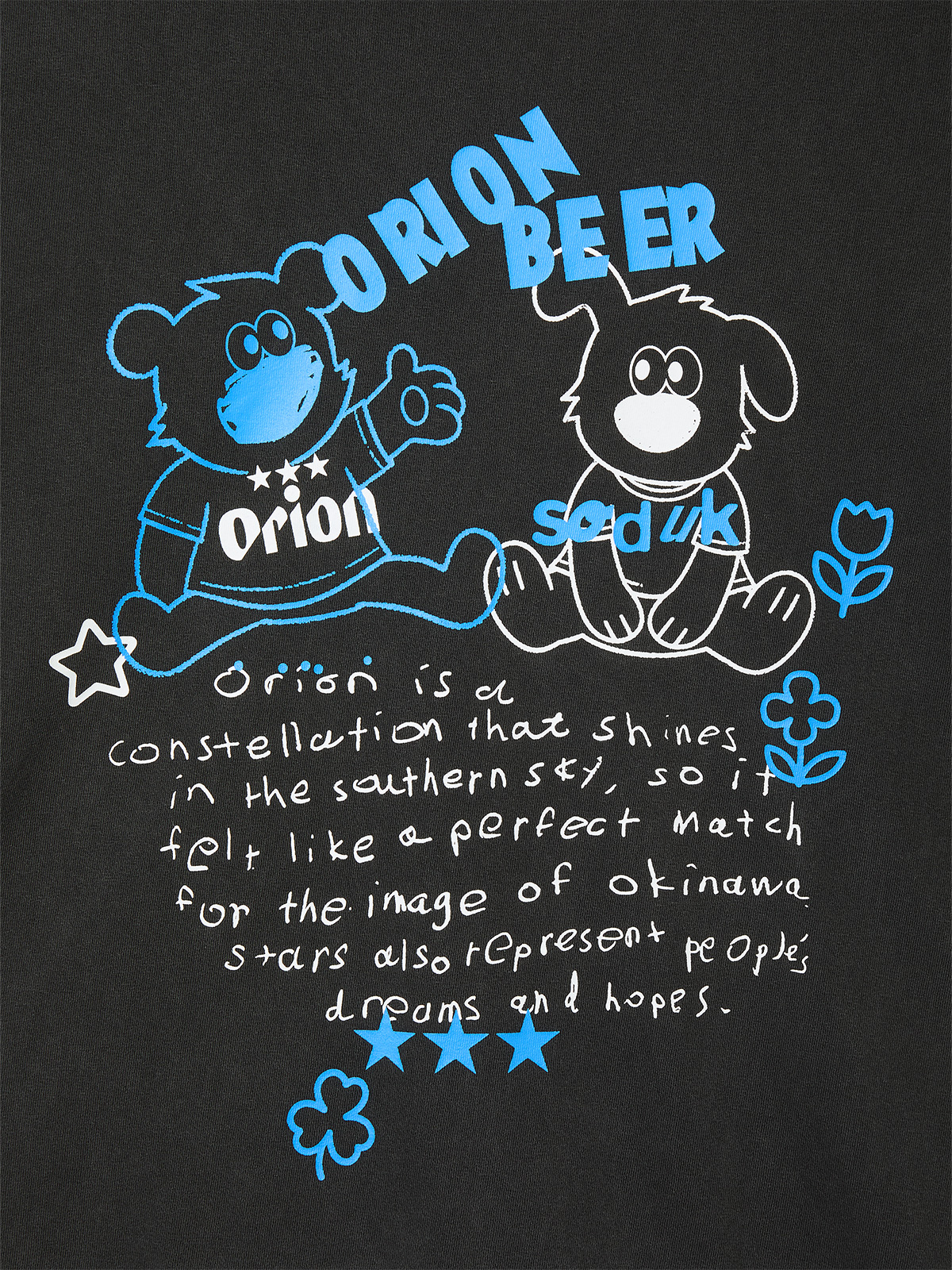 &ldquo;dog and bear&rdquo; orion beer t-shirt 詳細画像 gray 3