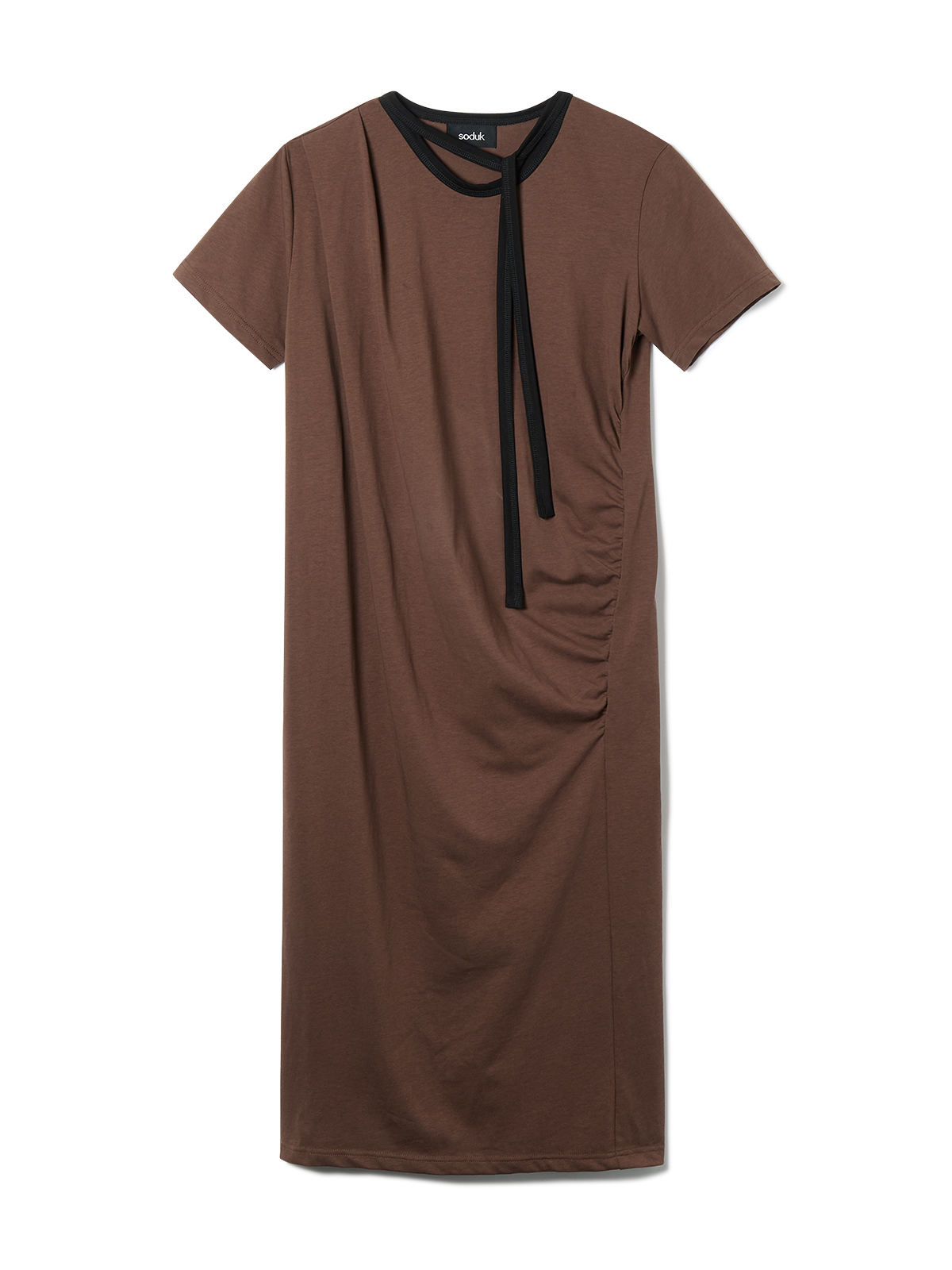 twisted ribbon tie dress 詳細画像 bworn 1
