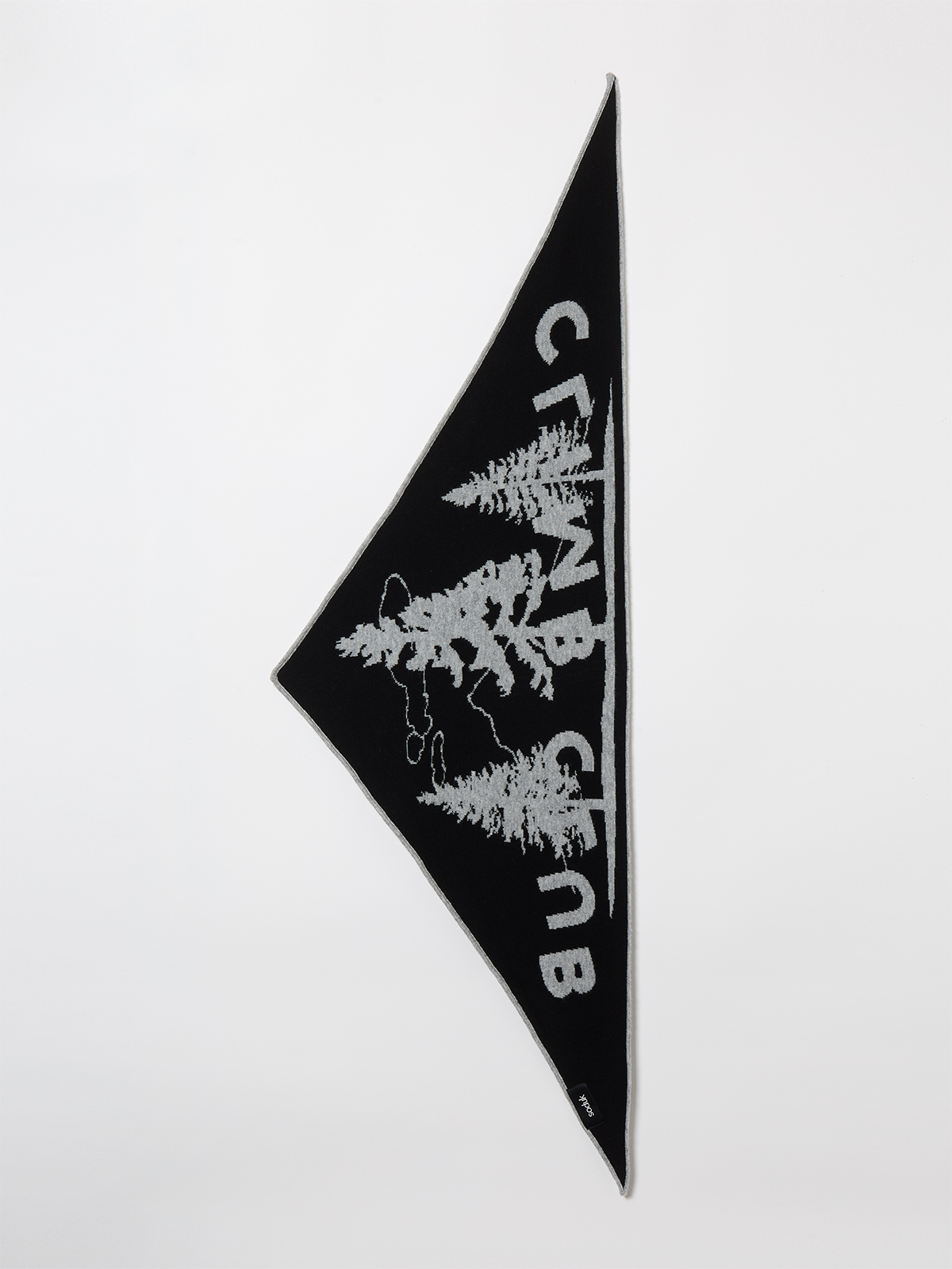 climb club knit scarf 詳細画像 gray 3