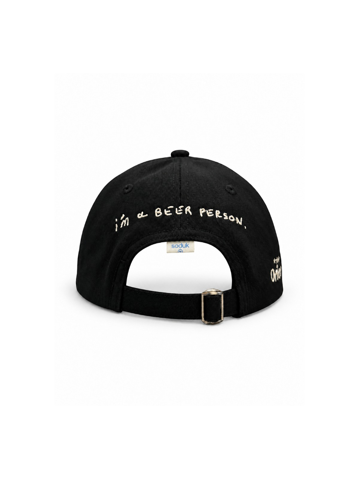 &ldquo;i&rsquo;m a (orion) beer person&rdquo; cap 詳細画像 black 3